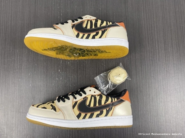 Official Maikesneakers Tiger DH6932-100 Low the Air Jordan 1 OG of Year 0815